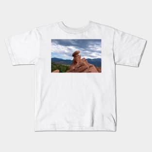 Garden of the Gods Falling Rock Kids T-Shirt